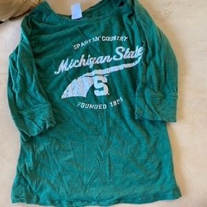 Go Green! Spartan 3/4 sleeve Shirt
